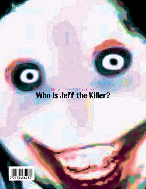 Perception Horror Magazine Back Cover